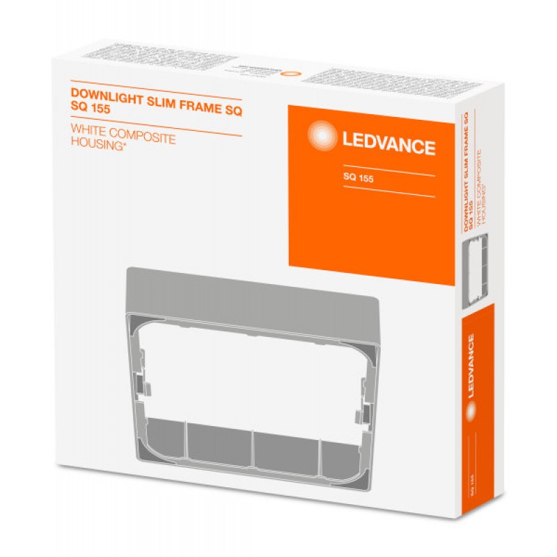 рамка накладного монтажа DL SLIM SQUARE FRAME 155 WT LEDVANCE фото 6