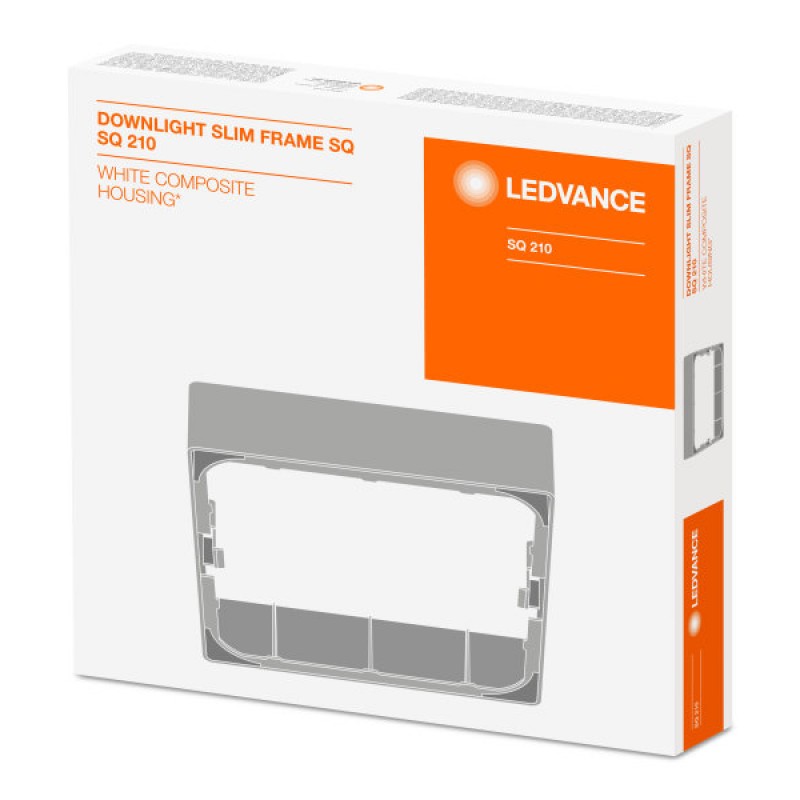 DL SLIM SQ210 18W/3000K WT IP20 LEDVANCE фото 2