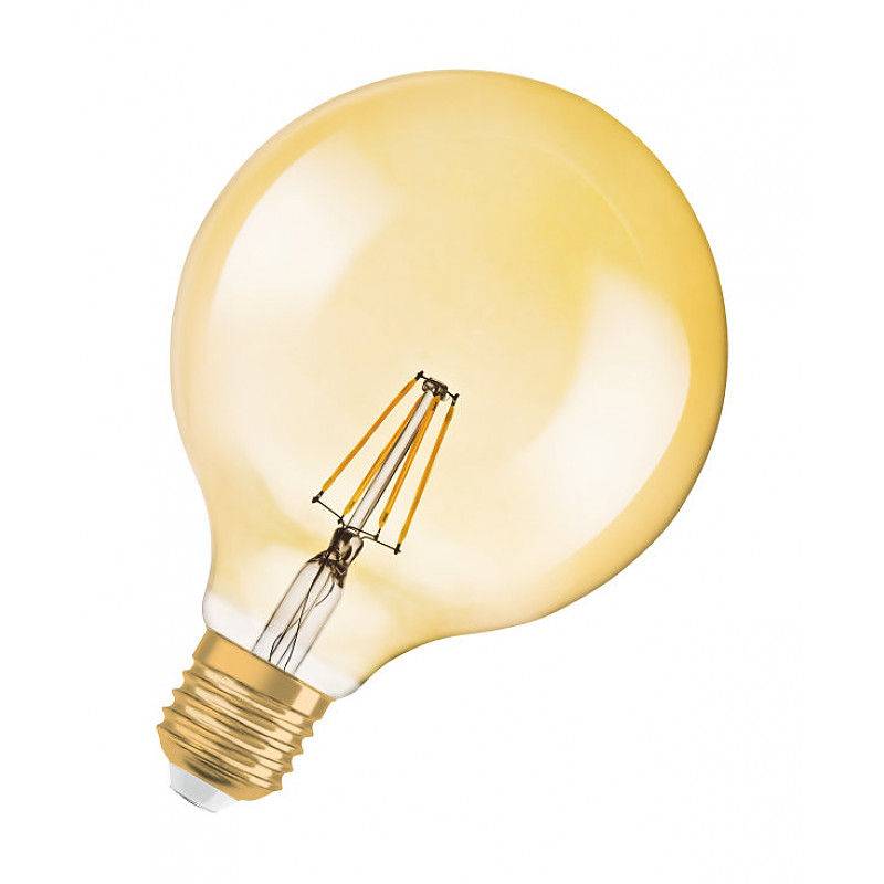 LED VINTAGE 1906 GLOBE 40 4W/824 230V FIL GD E27 OSRAM фото 5