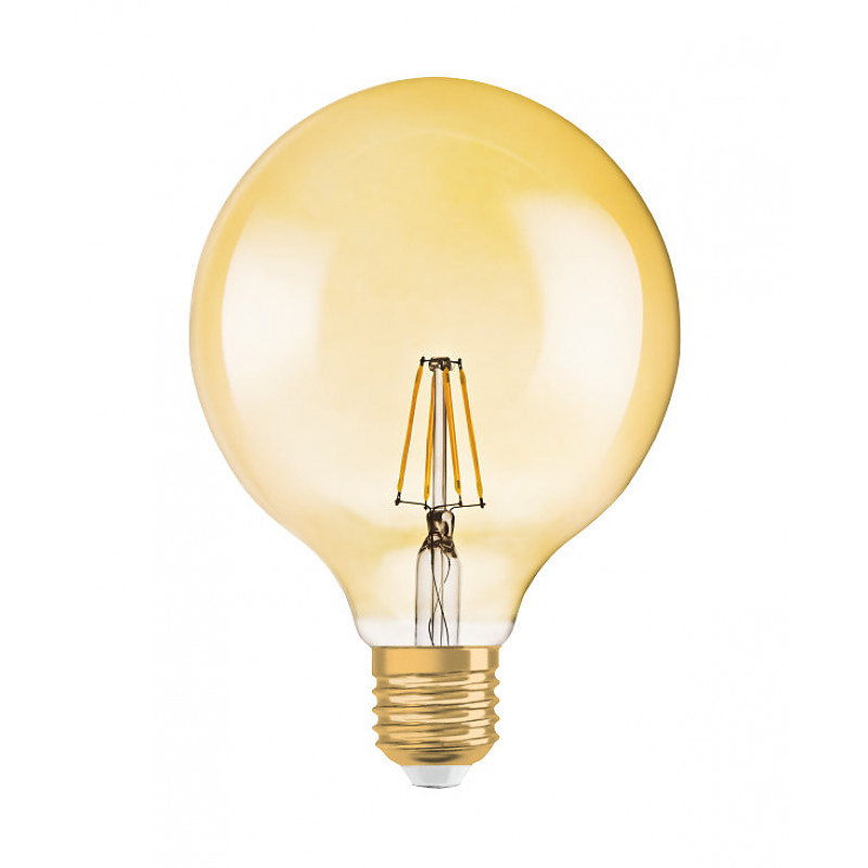 LED VINTAGE 1906 GLOBE 40 4W/824 230V FIL GD E27 OSRAM фото 4