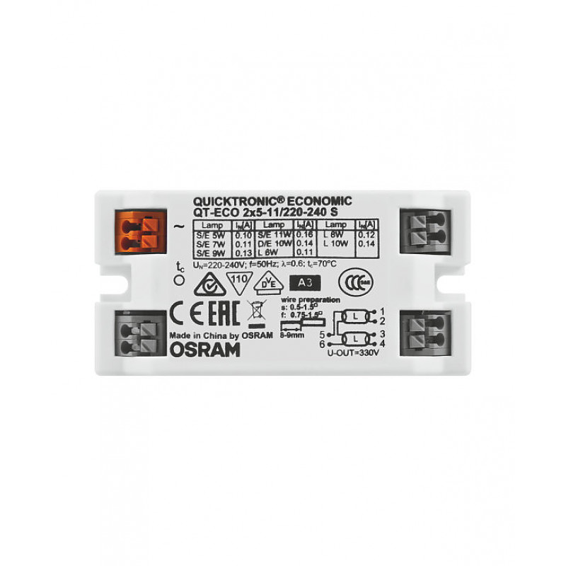 QT-ECO 2X5-11/220-240 S VS50 OSRAM фото 1