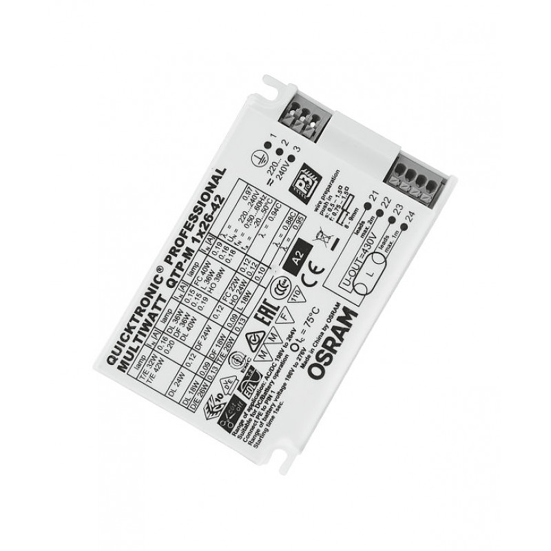 QTP-M 1X26-42/220-240 S VS20 OSRAM фото 1