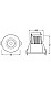 SPOT FP LED FIX 7W/3000K 230V IP65 LEDVANCE OSRAM фото 8