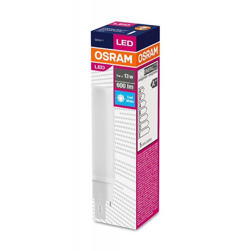 DULUX D LED 5W/840 230V EM G24d-1 OSRAM фото 3