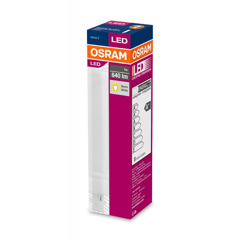 DULUX D LED 7W/840 230V EM G24d-2 OSRAM фото 5