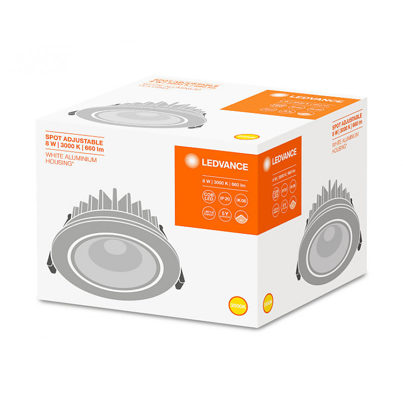 Сведодиодный светильник SPOT LED ADJUST 8W/3000K 230V IP20 LEDVANCE фото 2