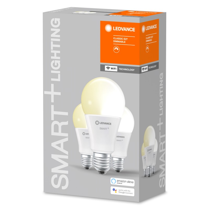 Светодиодная лампа SMART+ WiFi DIMMABLE A 100 14W/2700K E27 LEDVANCE (x3) фото 2