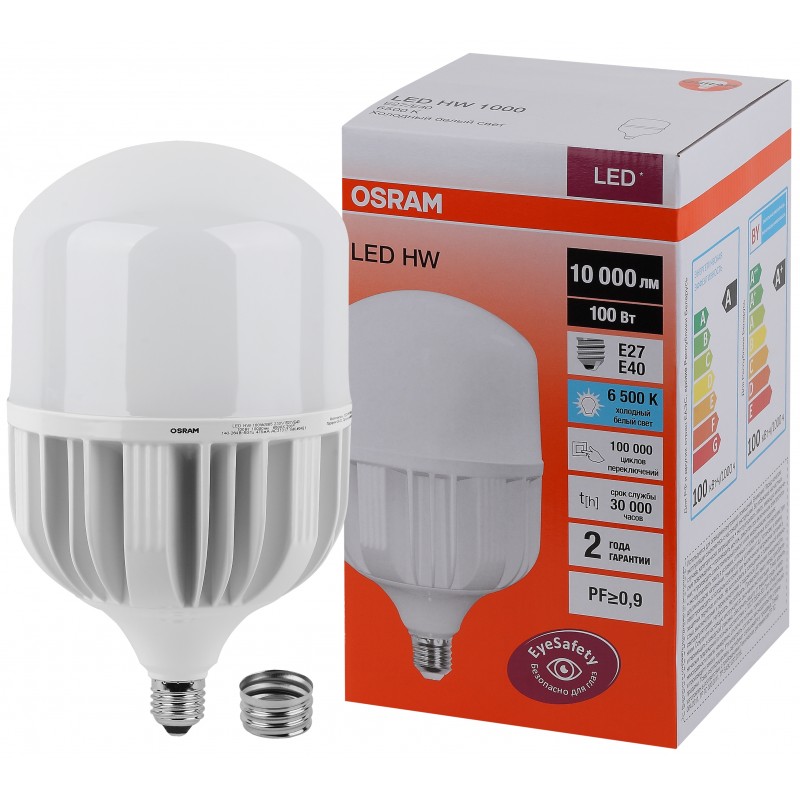 LV HW 100SW/865 230V E27/E40 OSRAM светодиодная лампа фото 3
