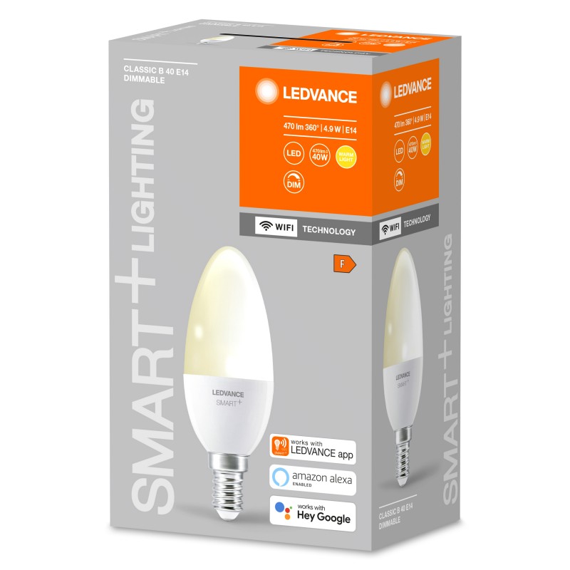 Светодиодная лампа SMART+ WiFi DIM B 40 5W/2700K E14 LEDVANCE фото 2