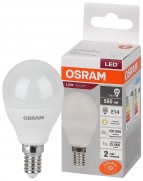 Cветодиодная лампа LED VALUE CLP60 7SW / 830 230V E14 OSRAM