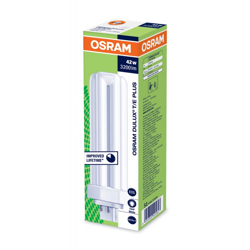 DULUX T/E 42W/840 PLUS GX24Q OSRAM комп. люм. лампа фото 2