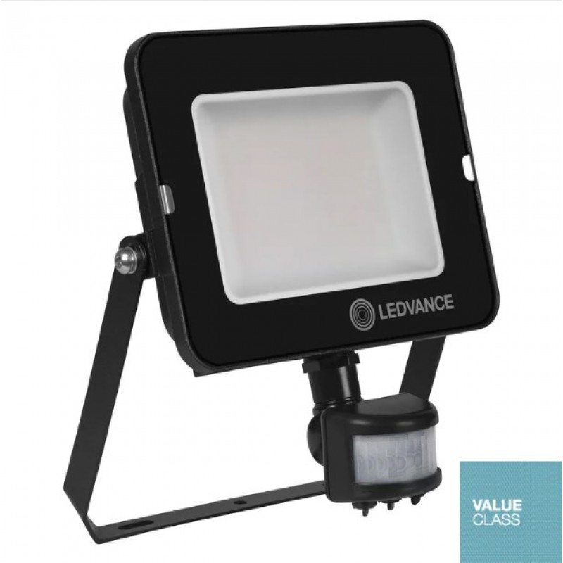 Прожектор FL COMPACT SENSOR VALUE 50W 830 SYM 100° BK LEDVANCE фото 1