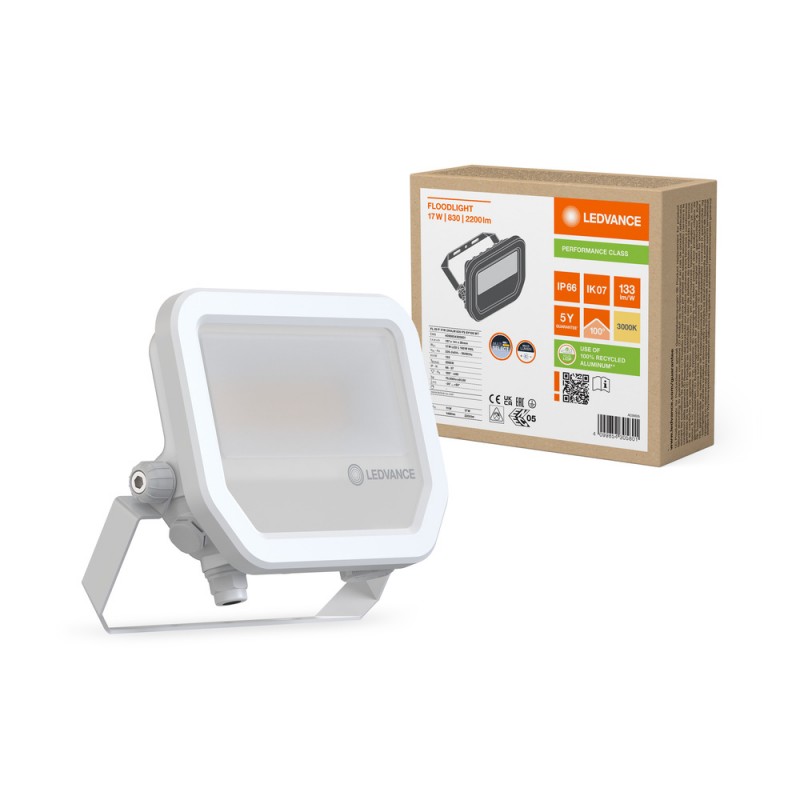 Прожектор FL 20 P 17W 2K4LM 830 PS SY100 WT  LEDVANCE фото 3