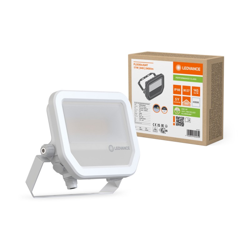Прожектор FL 20 P 17W 2K4LM 840 PS SY100 WT  LEDVANCE фото 1