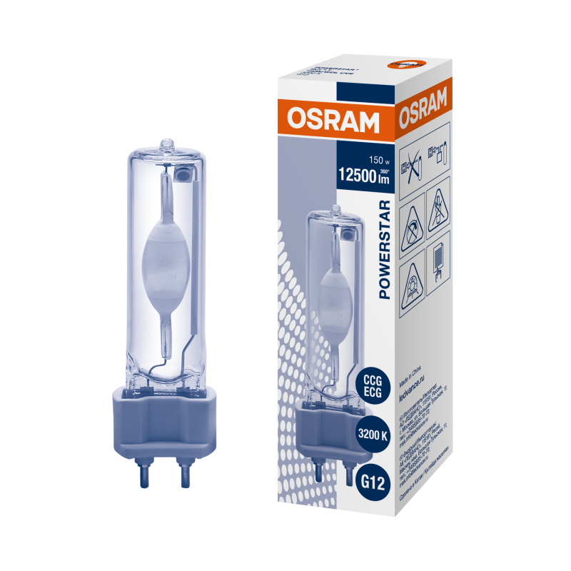 HQI-T 150W/WDL UVS G12 OSRAM газоразрядная лампа фото 1