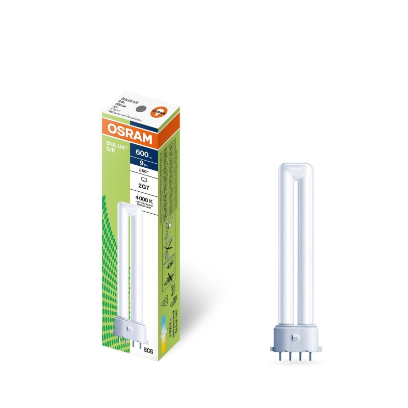 DULUX S/E 9W/840 2G7 OSRAM комп. люм. лампа фото 2