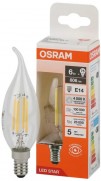 LS CLBA75 6W/840 230V FIL CL E14 OSRAM светодиодная лампа