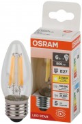 LS CLB75 6W/827 230V FIL CL E27 OSRAM светодиодная лампа