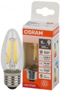 LS CLB75 6W/840 230V FIL CL E27 OSRAM светодиодная лампа