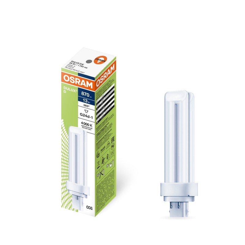 DULUX D 13W/840 G24D-1 OSRAM лампа фото 3
