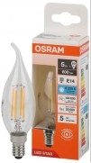 LS CLBA60 5W/865 230V FIL CL E14 OSRAM
